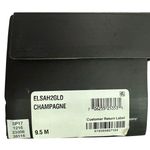 Inc International Concepts Womens Elsah2 Fabric Open Toe Slide Flats Champagne Silver Size 9.5 Photo 7