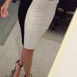 Forever 21 Black & Cream Pencil Skirt Small Photo 2