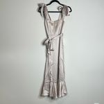 Show Me Your Mumu | Claire Midi Dress Luxe Satin Size Medium NWT Photo 2