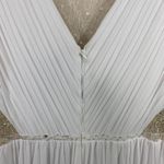 Adrianna Papell  Ivory White Beaded Embellished Maxi Gown Women's Size 10 NWT* Photo 7