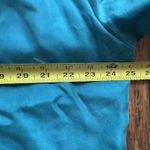 Vintage Womens Silk Blazer Teal Jacket 90s Oversize Single Button Size L Green Size L Photo 5