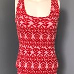 Magellan  pink and red tribal print tank top medium Photo 0