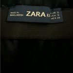 ZARA Black Paperbag Waist Pull-On Mini Skirt Size Small Photo 5