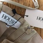 House Of CB Wonmen Railea Nude Corset Ruched Midi Sheer Chiffon Dress NWT Photo 5