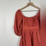Hello Molly  Ruched Ruffle Tie Back Flowy Mini Dress Women’s Sz S Photo 3
