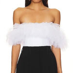 Free People NWT Intimately White Big Love Bodysuit XS Photo 0