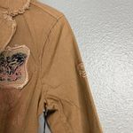 Lovestitch NWT ‎ Boho Embroidered Blazer Jacket Tan Small Photo 5