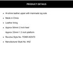 Tony Bianco  Wiz Loafer in Black Hi Shine Photo 1