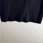 Vince  Black Wool Blend Ribbed Knit Sheath Dress 74% Wool Size XS Photo 10
