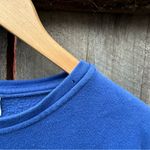 Bon Worth Blue Crewneck Sweater with Lighthouse and Penguin Embroidery Size L Photo 3