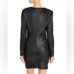 Likely  Gwendolyn Ruched Black Metallic Shimmer Mini Dress Photo 1