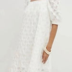 Anthropologie Elegant White Eyelet Dress Photo 0