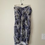 Shoshanna  Blue Strapless Short Casual Dress Size 4 Photo 10
