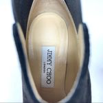 Jimmy Choo  black suede heels booties, made in Italy, size 39.5 Photo 10