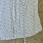 π¦ Beach Lunch Lounge White Black Polka Dot Heart Star Button Down Blouse XL Photo 6