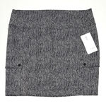 Athleta NWT  Delancey Cargo Skirt black and white athletic size size XL Photo 0