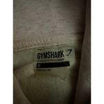 Gymshark  Hoodie Cropped Keyhole Cut Out Long Sleeve Raw Edge Pullover Pink M Photo 2