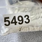 ZARA Tweed Fringe Boxy Crop Top White Black Balloon Sleeve Blouse XL Textured Photo 10