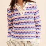 Free People x Find me Now Confetti Crochet Polo Sweater,XL XXL, runs like large Photo 0