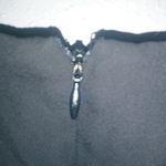 Sharagano  12 Black Pleated Long Sleeves Mini Dress Funeral Photo 9