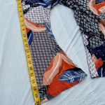 Anthropologie Jasse  boho black,white,orange,multicolor bell sleeve mini dress XS Photo 11