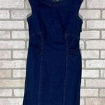 Max Mara Weekend Pretty Denim Sleeveless Sheath Denim Dress Size 2 Photo 0