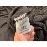 Pink Rose Black Ribbed Wrap Crop Top – Size S Photo 5