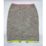 Elie Tahari Womens Skirt Light Grey‎ Pencil SLinen Blend Size 2 Gray Photo 9