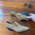 Guess by Marciano Guess by Georges Marciano Tan Suede Western Booties Pointed Toe 90’s Vintage~6 Photo 6