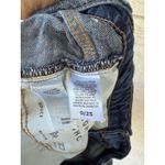 Lucky Brand  90s Midi High Rise Denim Shorts Distressed Blue Jean‎ Size 0/25 Photo 4