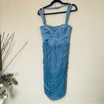 House Of CB ‎ ‘Josephine’ Baby Blue Pleated Corset Midi Dress NWOT size M Photo 4