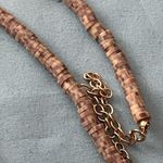 26” To 30” Necklace Statement Acrylic Pendant 4”H Pink Fabric Tassels Boho Photo 5