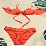Becca Orange Bikini 2 piece set size S/M Photo 0