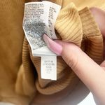 Old Navy  Tan Ribbed Long Sleeve V Neck Top Photo 7