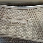 Liz Claiborne  Blue White Chambray Stripe Espadrille Platform Sneakers Size 8.5 Photo 6