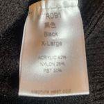 Cable Knit Black Long Sleeve Sweater Dress Women Size XL Photo 4