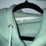 1987 Sage Green Women's Cropped Hoodie Photo 3