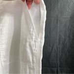 Ralph Lauren Women’s 14 Lauren 100% Linen White Capris Vacation Resort Summer Photo 2