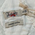 Faherty  Walker Cord Overall Egret Corduroy XS Bib Carpenter Pants Cream  Photo 7