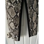 Diane Von Furstenberg  high rise straight leg wool snakeskin two tone pants 2 Photo 5