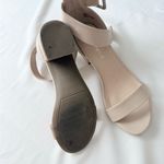 Rampage  Cream Block Heel Ankle Strap Heels Photo 3