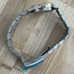 Milano Expressions Ladies Watch Stainless Bracelet White Dial Gold Tone Hands Photo 4