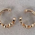 Gold Filled Leaves with Cubic Zirconia Ear Cuff Earrings Photo 2