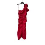 Alex Evenings Bow-Detail One-Shoulder Scuba Crepe Dress Photo 3