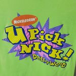 Nickelodeon Vintage U Pick Nick! Dollywood T Shirt USA Graphic Tee Green Small S Photo 6