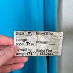 Title Nine  blue fit and flare work out dress built in bra size medium Photo 7