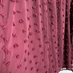 MIHOLL Women's V Neck Short Sleeve Ruffle Chiffon Loose Summer Flowy Dress Red Size XXL Photo 9