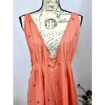 Free People  Crushin On You Cotton Beaded Striped Dress Photo 4