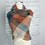 Vince Camuto plaid oversized blanket scarf nwot Photo 2