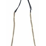 Urban Expression Urban Expressions Blue Vegan Leather Cross Body Clutch Purse Gold Chain Strap Photo 1